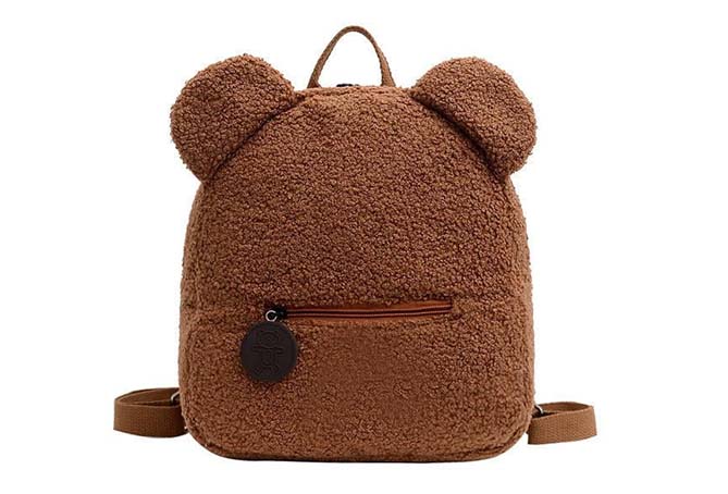 Printed Unisex Teddy Bear Pre School Kids Bags