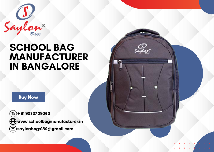 School Bag Manufacturer in Bangalore