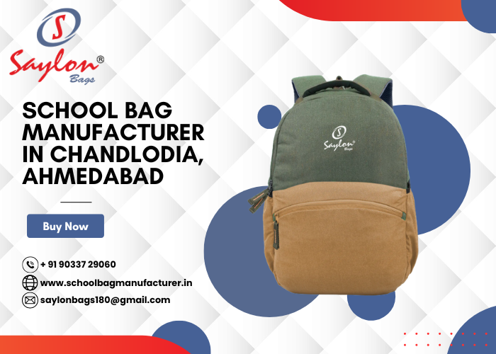 School Bag Manufacturer in Chandlodia, Ahmedabad