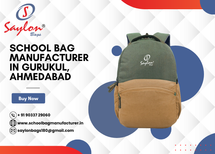 School Bag Manufacturer in Gurukul, Ahmedabad