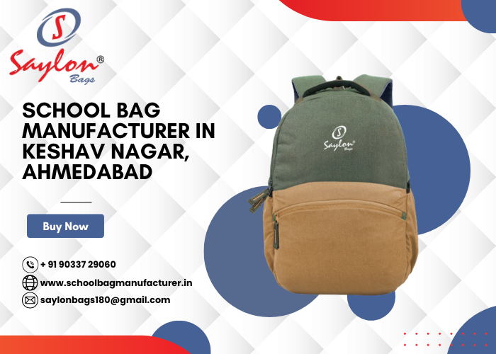 School Bag Manufacturer in Keshav Nagar, Ahmedabad