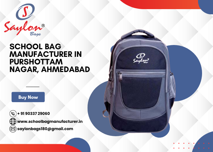School Bag Manufacturer in Purshottam Nagar, Ahmedabad